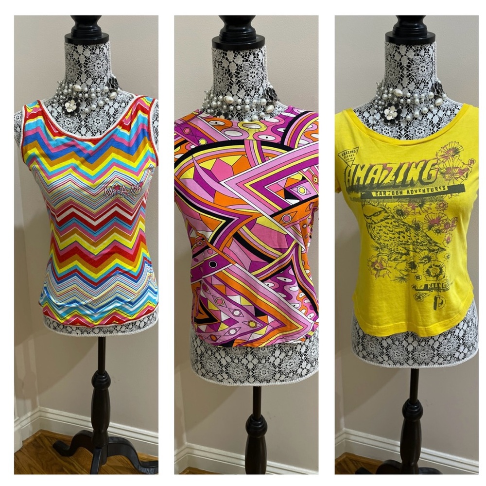 3 top D&G Dolce & Gabbana, Diesel T-shirt S/M